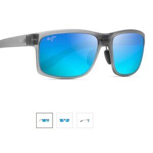 Maui Jim POKOWAI ARCH Translucent Matte Grey Frame